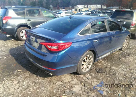 2016 Hyundai Sonata Sport z USA, uszkodzony, nr VIN 5NPE34AF4GH268800